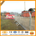 Hot dip galvanized portable heavy duty crowd control barrier ( ISO factory )